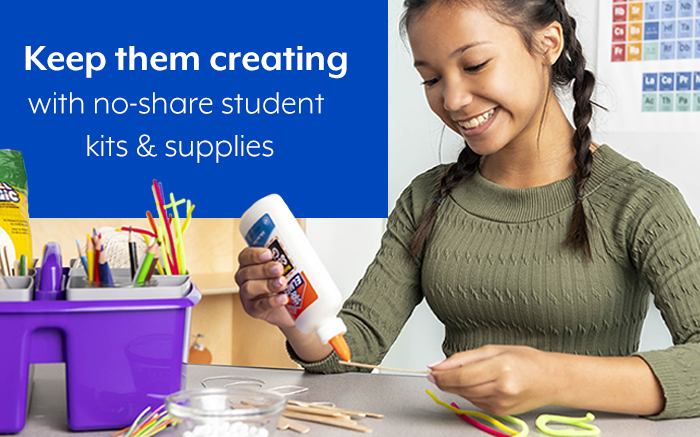 New no-share, individual students kits are here — Explore Now!