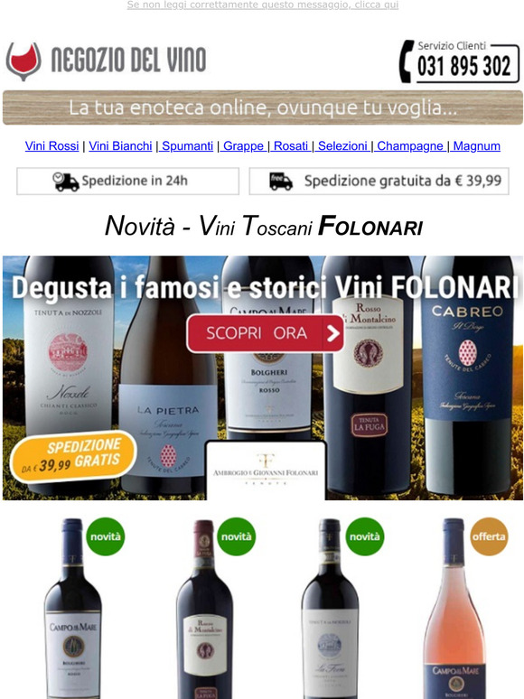 Negoziodelvino - Novit Toscana FOLONARI - C dei Frati & DRUSIAN