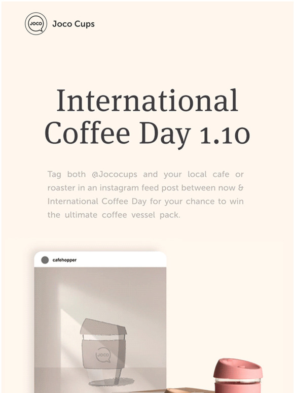 Win a $165 Coffee vessel pack!