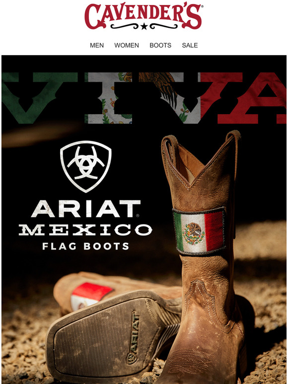 Cavender's Celebrate Mexican Independence Day with Ariat Mexico Boots Milled