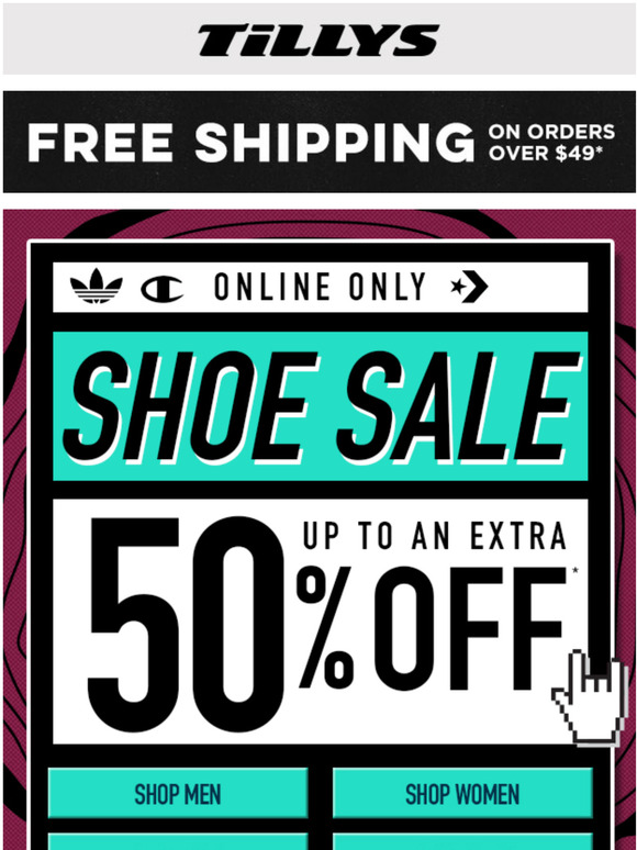 Tilly's The Best Shoe Sale of the Season Milled