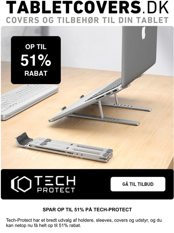SPAR helt op til 51% p tilbehr fra Tech-Protect