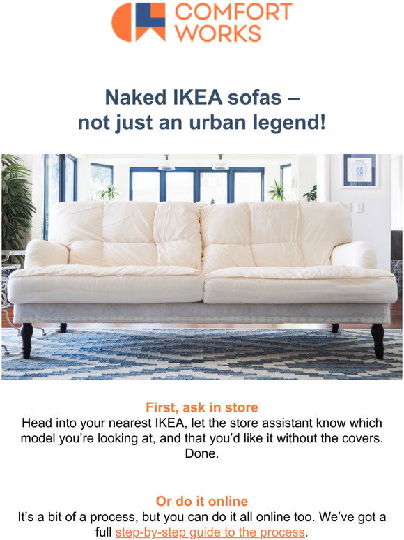 Comfort Works Psa You Can Order A Naked Ikea Sofa Milled 5249
