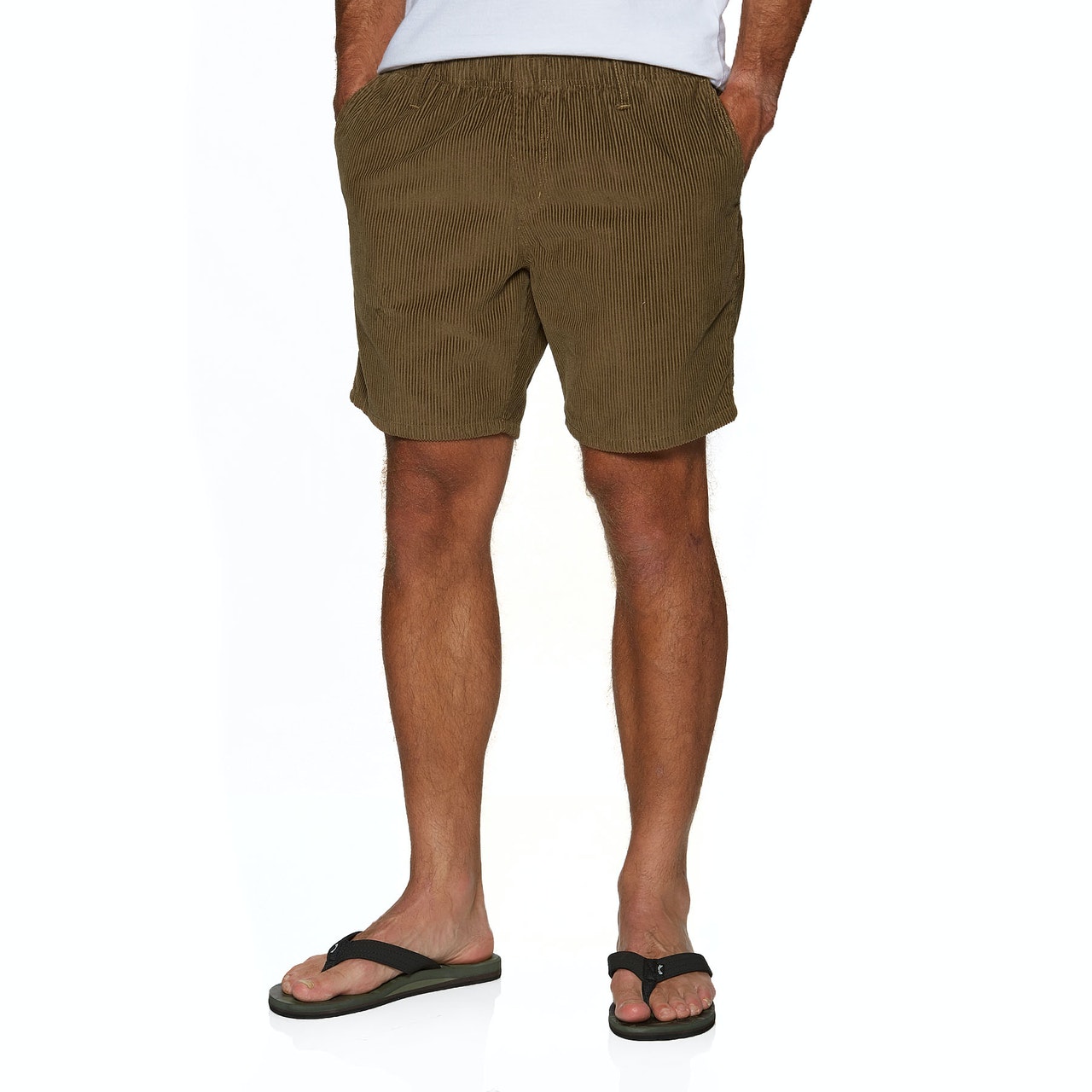 Billabong x Wrangler Bowie Layback Cord Mens Shorts - Teak