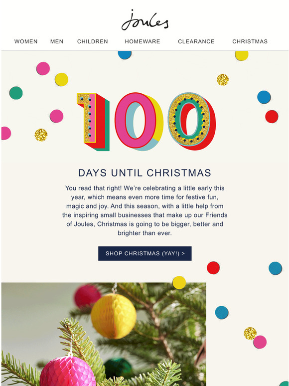 The countdown is ON (100 days to go)