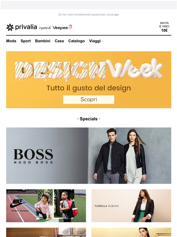 Privalia: Hugo Boss, Nike Kids, Fiorella Rubino, Ynot, Rinascimento e tanto  altro su Privalia | Milled