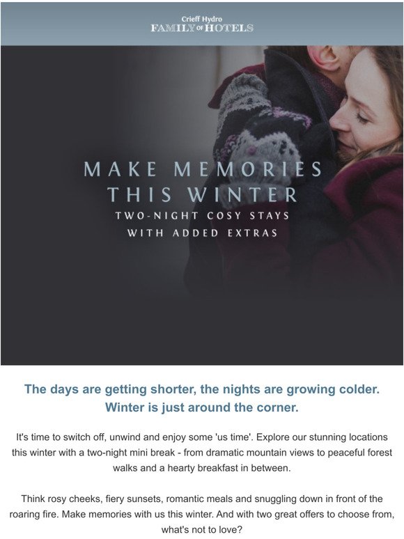 Make memories with that special someone this winter 