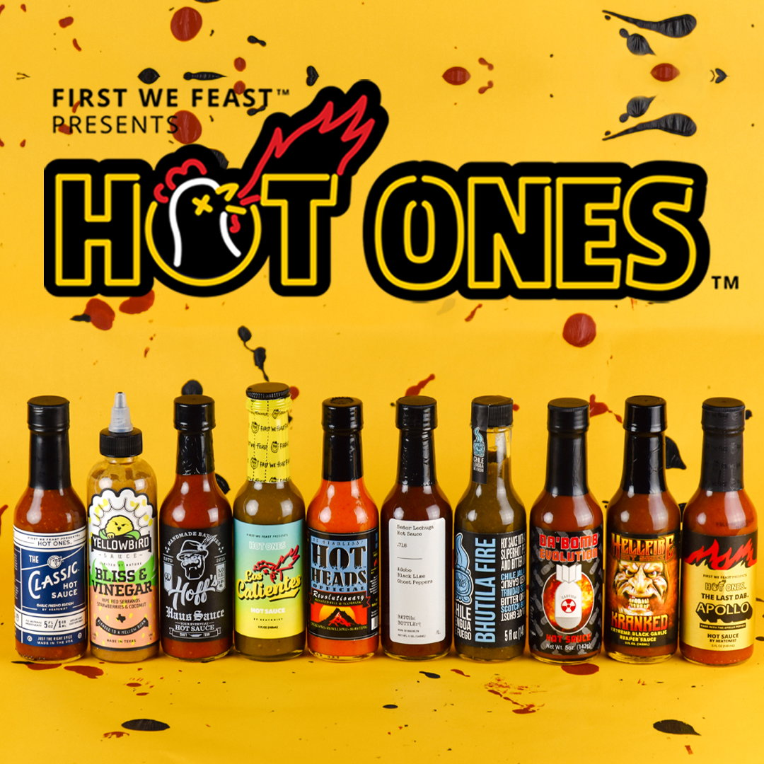 10 sauces Hot Ones