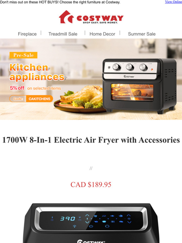 Don't miss out on these HOT BUYS! Choose the right furniture at Costway.