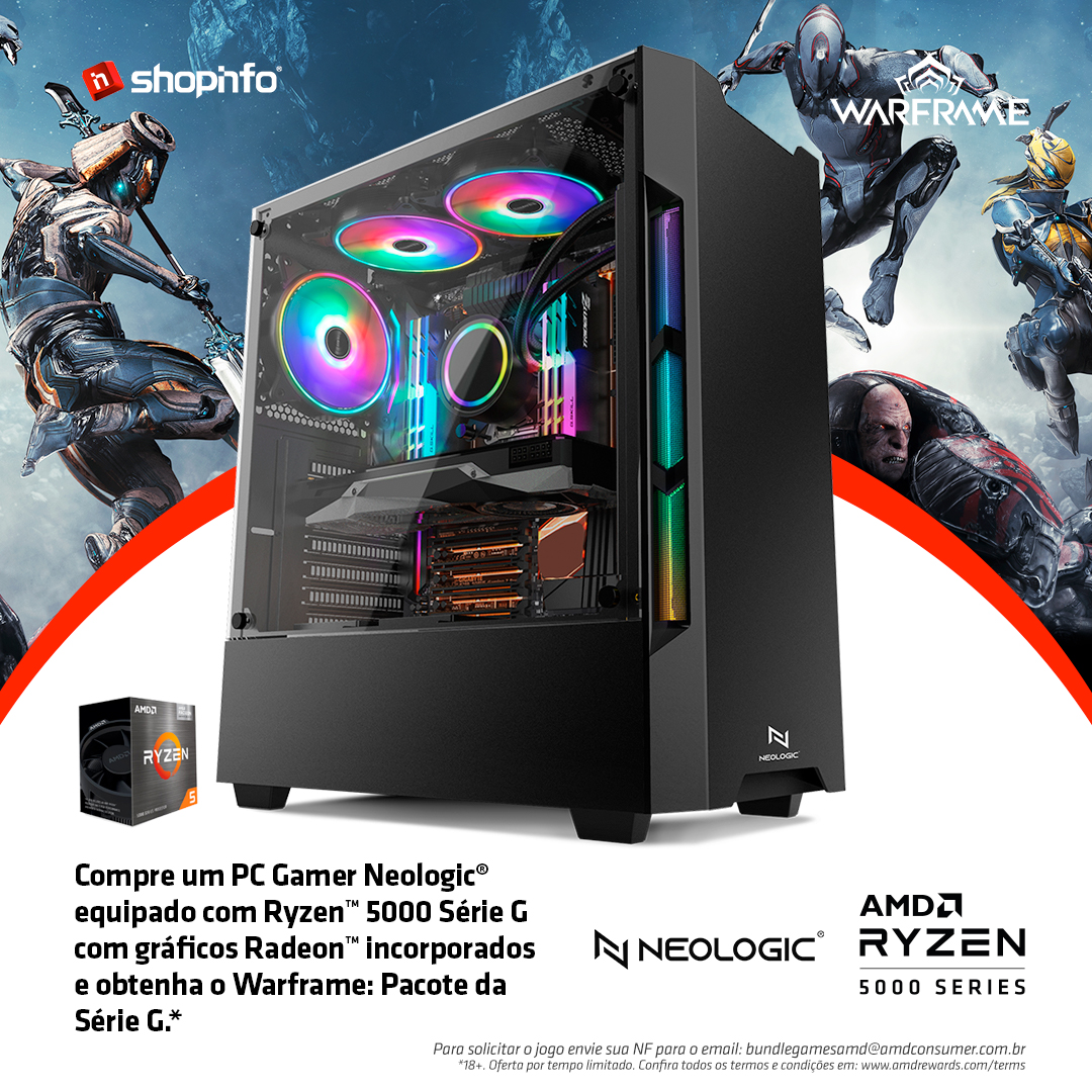 Computador Gamer Barato Completo Ryzen 5 + Kit Game+ Cadeira