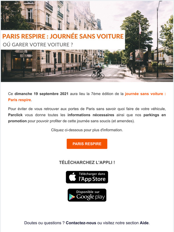 PARIS RESPIRE: La Journe sans voiture