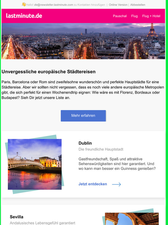 13 Wochenendtrips in Europa 