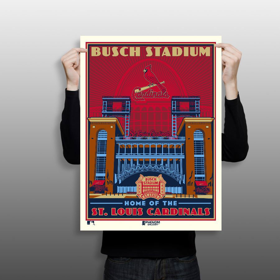 Unsigned St. Louis Cardinals Fanatics Authentic Busch Stadium Daytime  General View Photograph