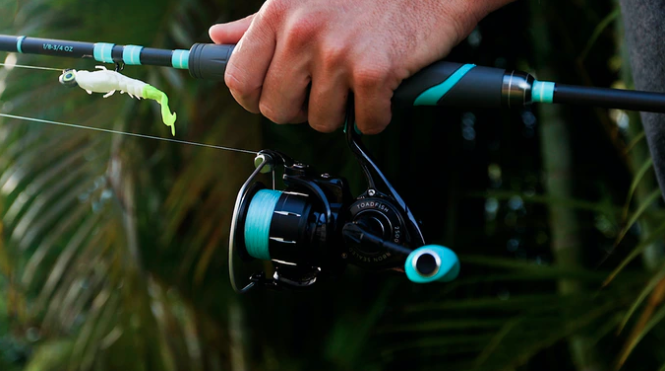 Rod Reel Spinning Combo Toadfish, 40% OFF