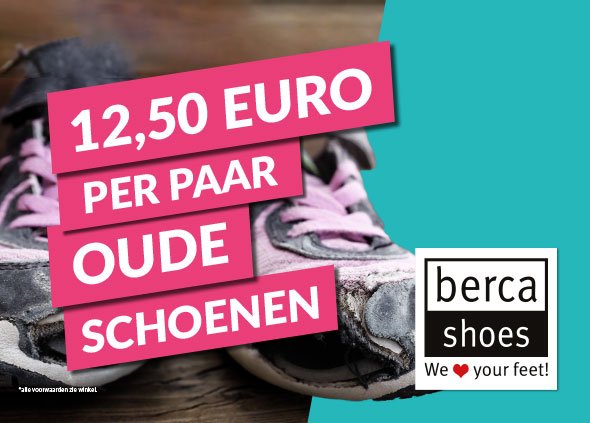 Cyberruimte Krankzinnigheid Shipley Berca.com: Ontvang 12.50 korting aankooptegoed voor je oude schoenen bij  berca.com Middelkerke en Ingelmunster! | Milled