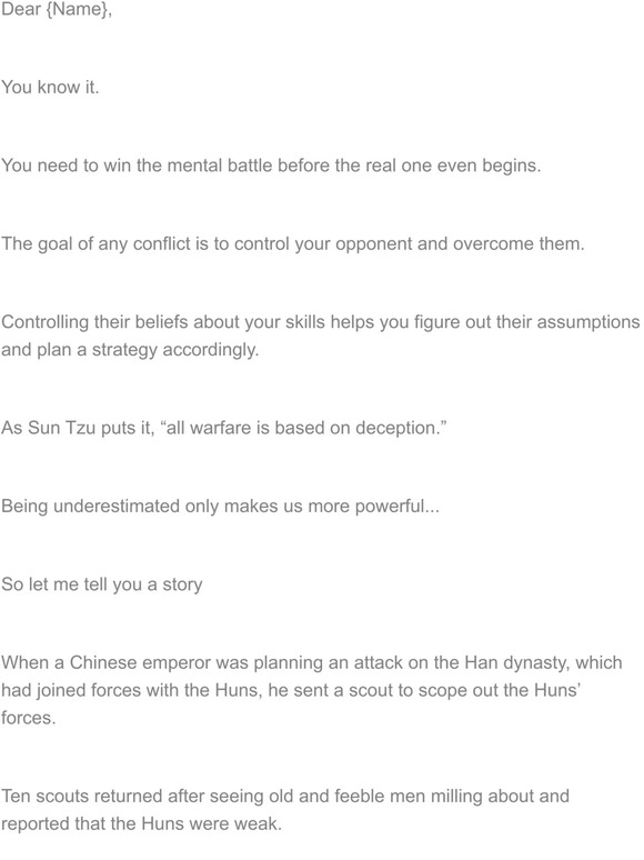 How the Best Fighters apply this Sun Tzu Secret in their Training