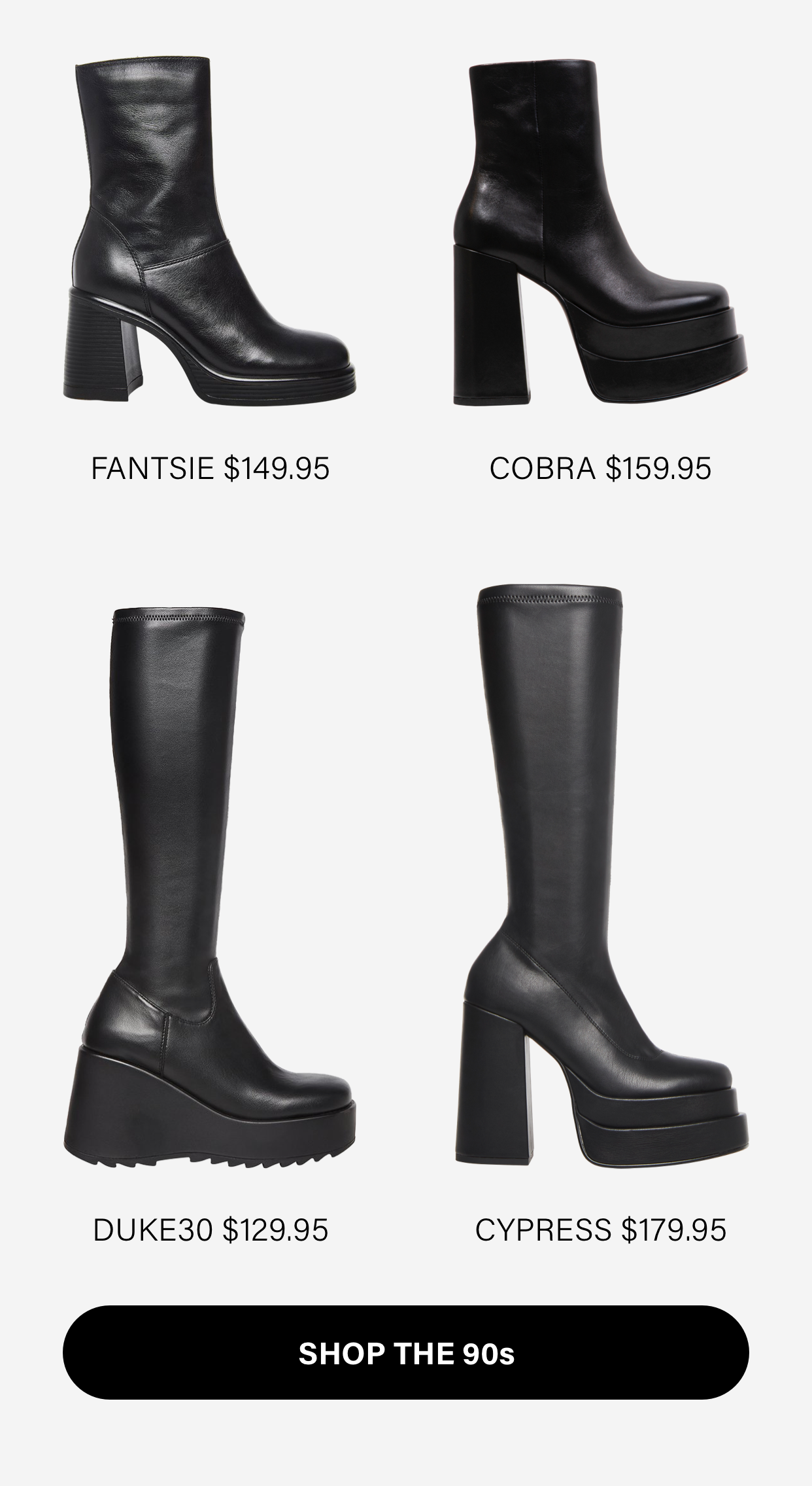 Steve Madden: 90s Boots Are Back, Baby 