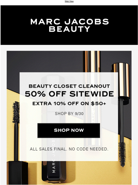 50% off sitewide ends on 9/30