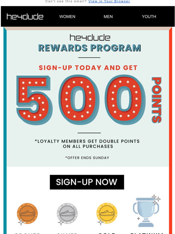 Hey Dude Shoes USA Level up today! Milled