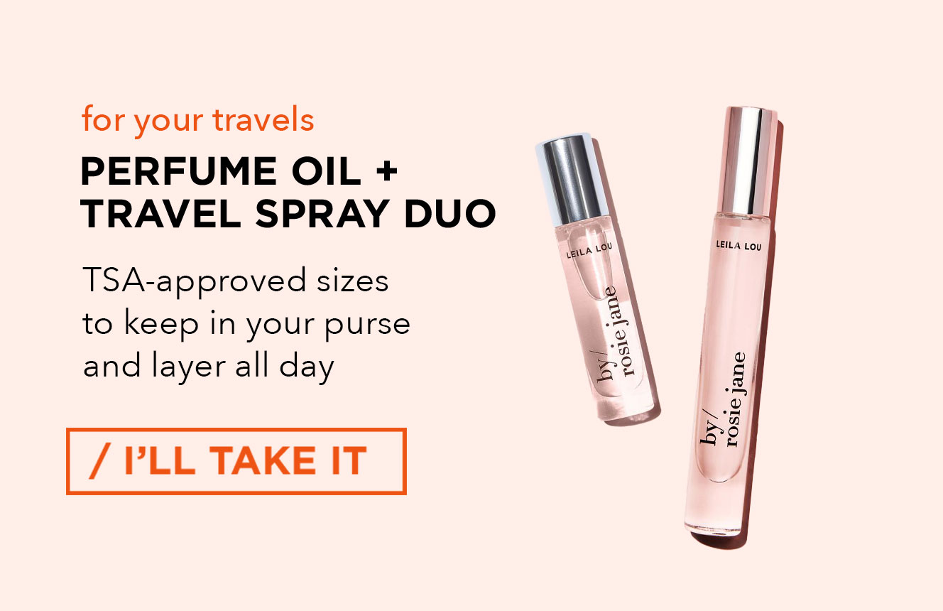 Perfume Oil + Travel Spray Duo