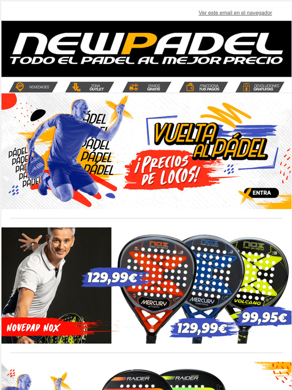YA ES VIERNES Y EL CUERPO LO SABE! NEWPADEL VUELVE AL PADEL