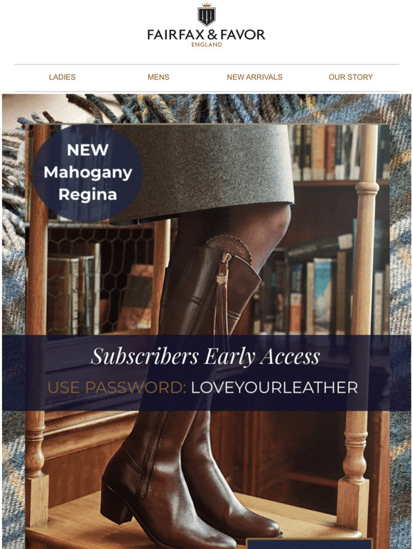 fairfax and favour regina sporting fit