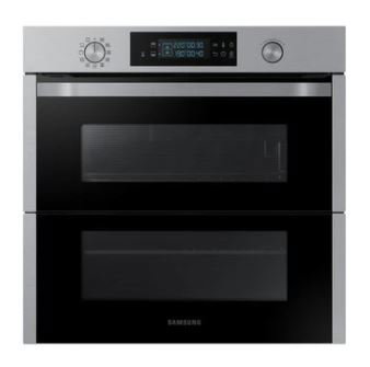 Forno Samsung dual cook flex NV75N5641BS/ET da incasso in acciaio inox anti-impronta