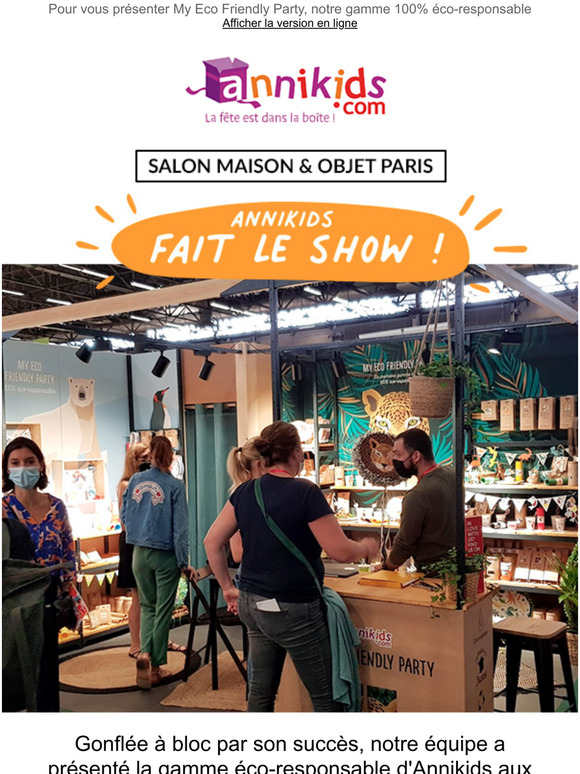 Annikids fait le show au salon Maison & Objet !