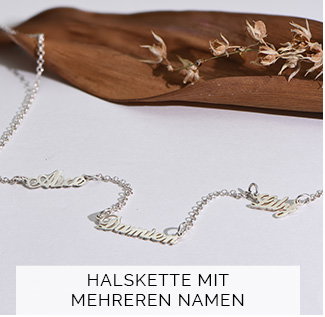 Halskette mit mehreren Namen