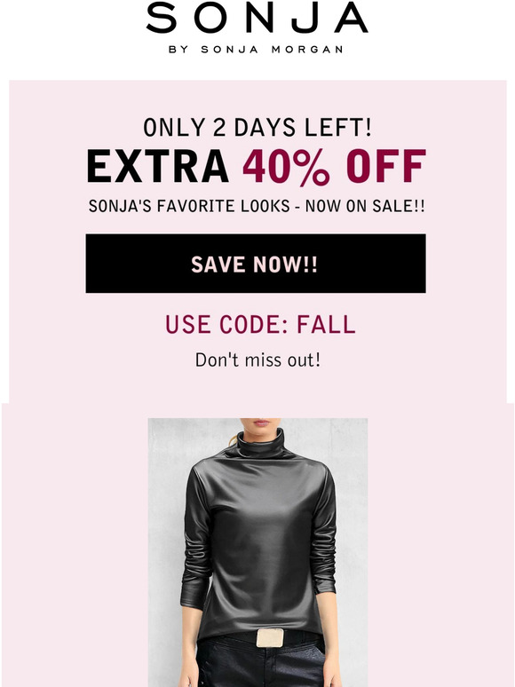  Extra 40% OFF - 2 DAYS LEFT!