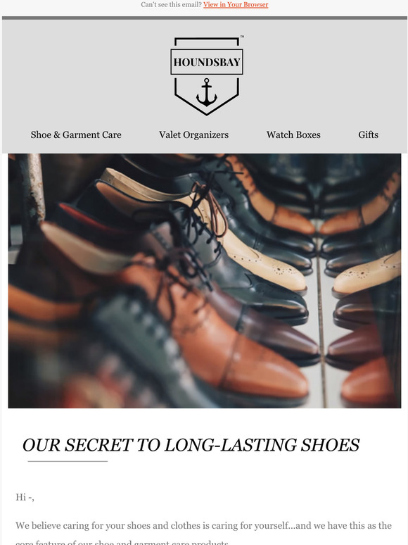 We care for your shoes! 