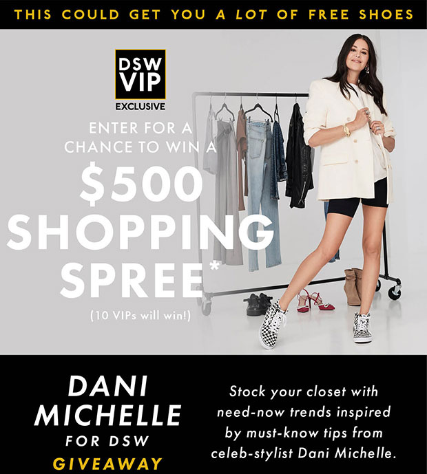 Dsw on sale vip exclusive