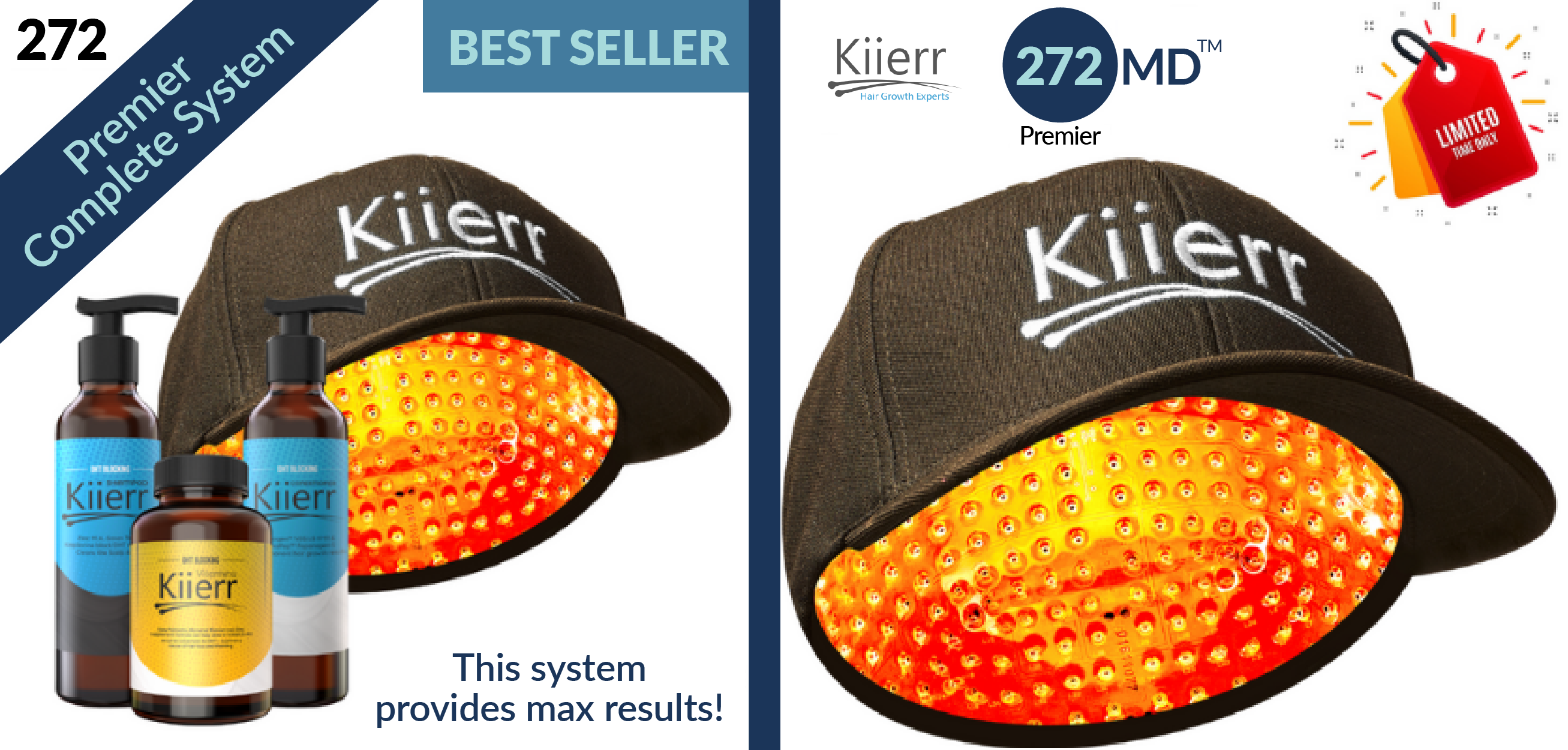 Kiierr International LLC: ENDS TONIGHT! Laser Cap Flash Sale! GET $135 OFF Our 272MD Laser Cap! DONT MISS OUT Sale Ends Tonight! | Milled Kiierr International LLC: ENDS TONIGHT! Laser Cap Flash Sale! GET $135 OFF Our 272MD Laser Cap! DONT MISS OUT Sale Ends Tonight! | Milled