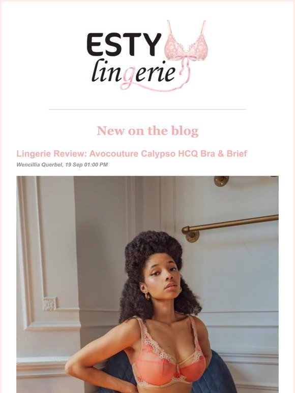 Lingerie Review: Avocouture Calypso HCQ Bra & Brief