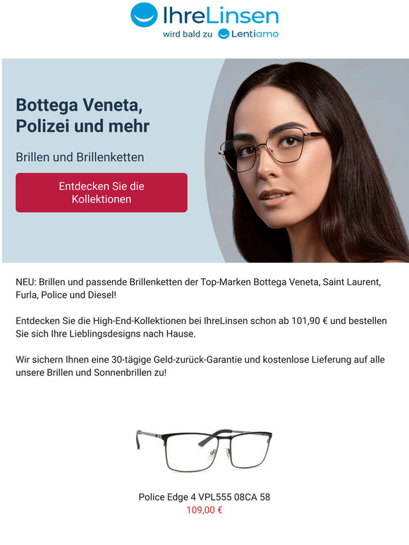 NEU: Brillen von Bottega Veneta, Furla & mehr!
