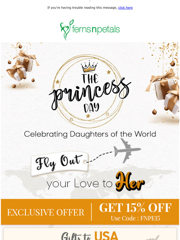 Ferns N Petals DaughtersDay Delivering your Blessings Worldwide Milled