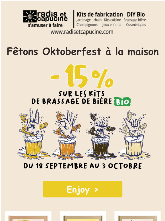Ftons Oktoberfest  la maison - 15% de rduction