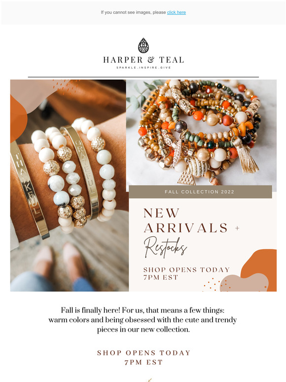 New Fall Arrivals + Restocks