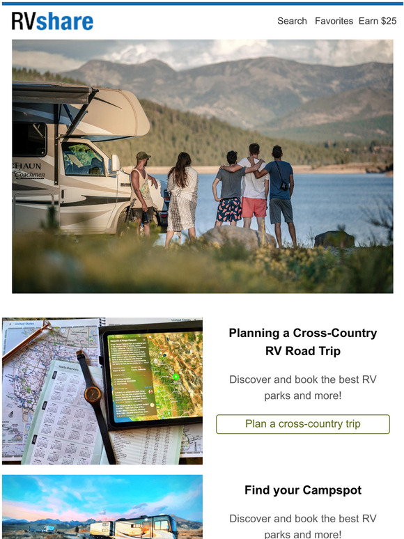 RVShare How to Plan a CrossCountry RV Road Trip Milled
