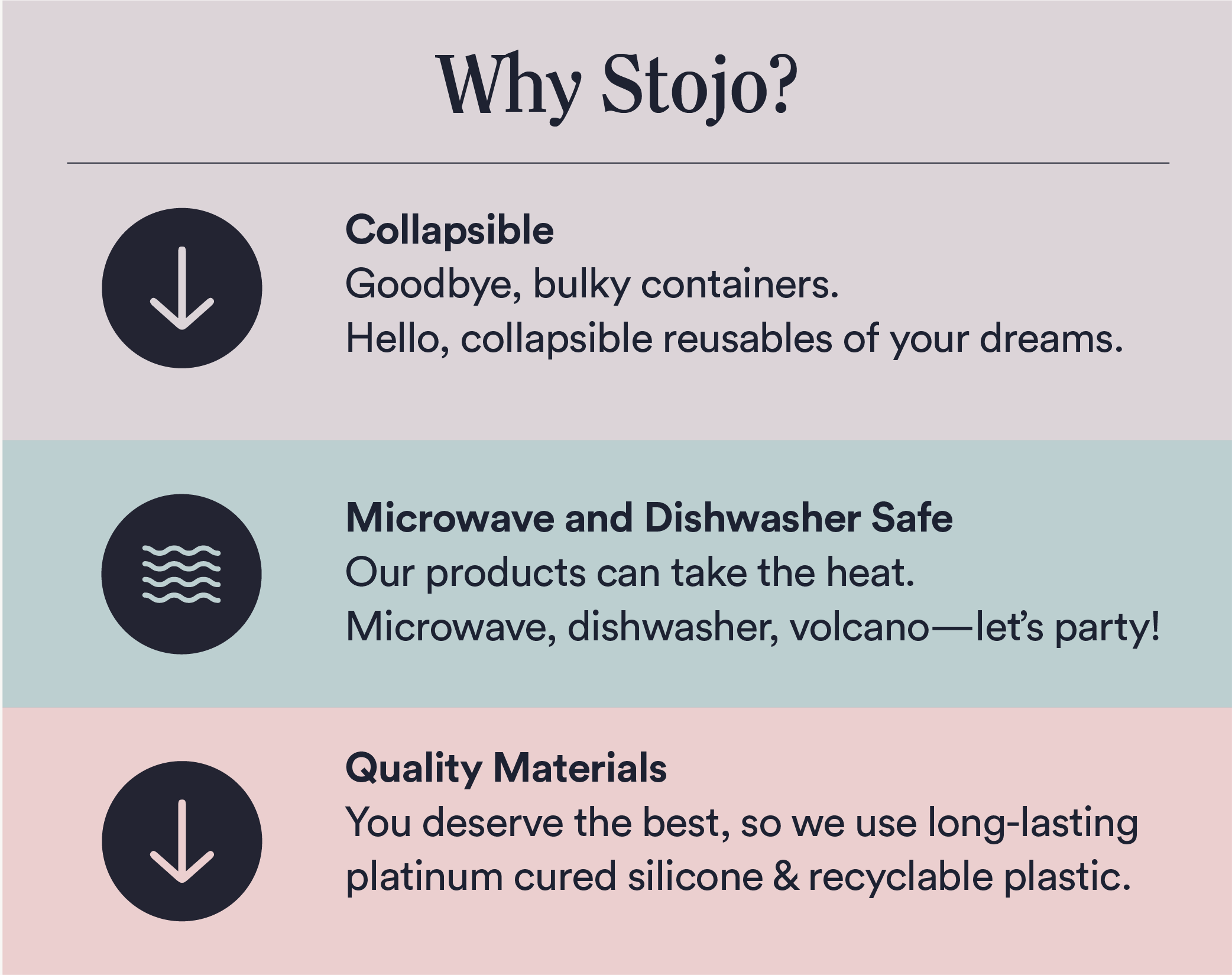Stojo Hello Stojo, Goodbye singleuse plastic Milled