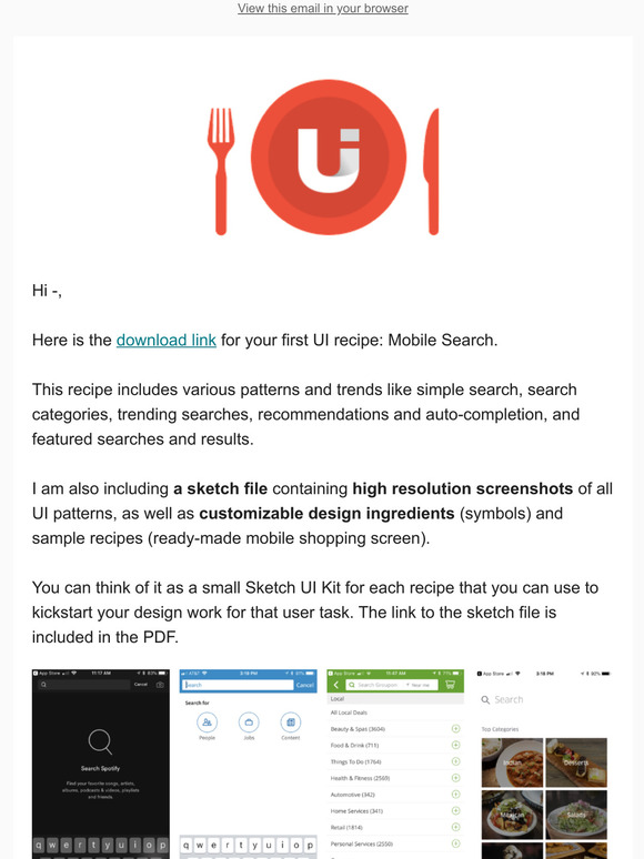 here is your first UI recipe,-