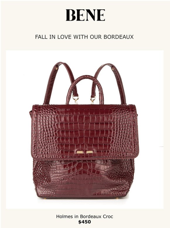 FALL IN LOVE WITH OUR NEW BORDEAUX