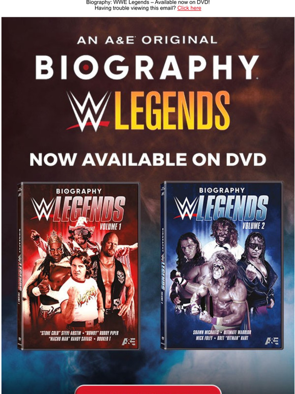 biography wwe legends blu ray