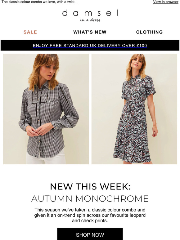 New This Week: Autumn Monochrome