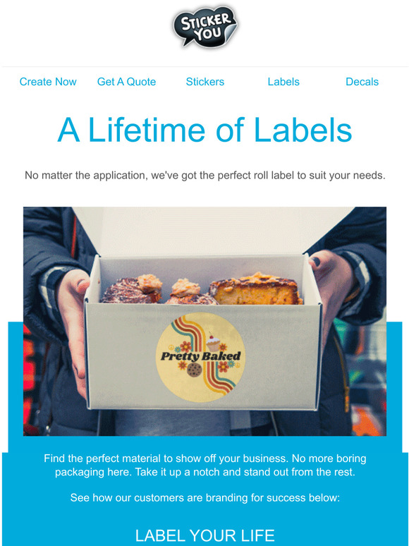 StickerYou A Label For Every Application. See It Now > Milled