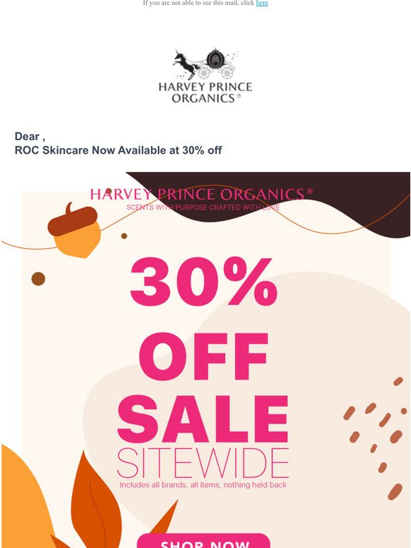 ROC Skincare Now Available at 30% off
