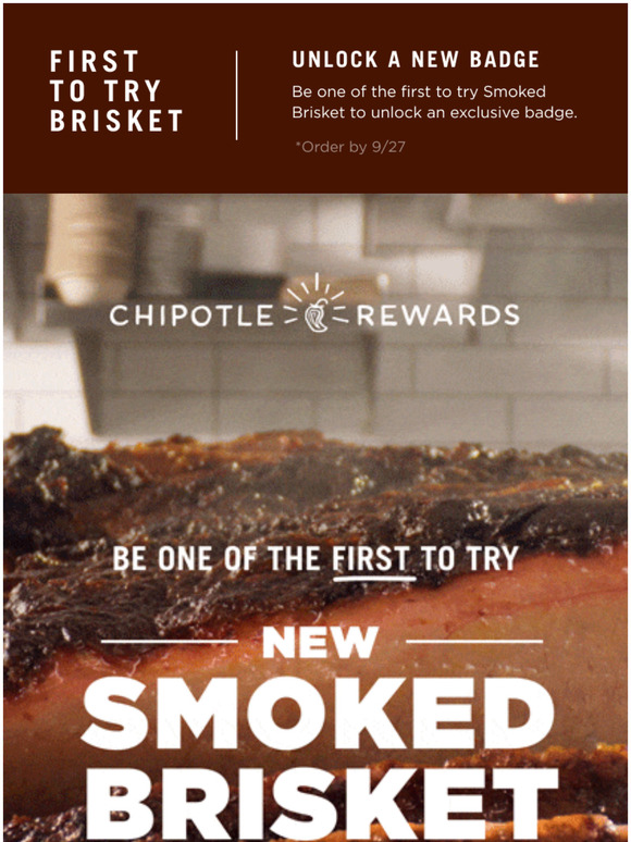 Chipotle Introducing Our New Smoked Brisket Milled