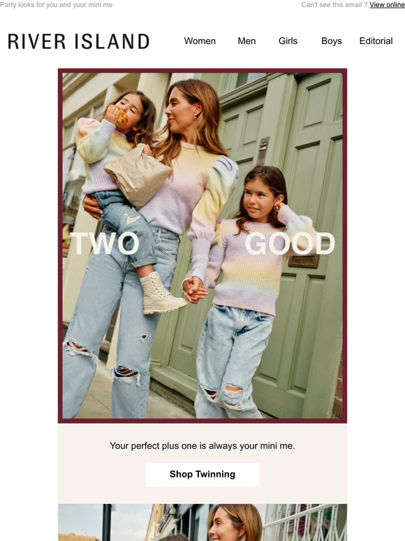 You have got to see our twinning collection...
