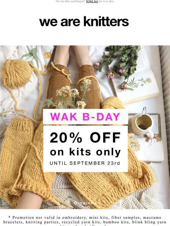 20% OFF  last 48hrs to shop our b-day sale!