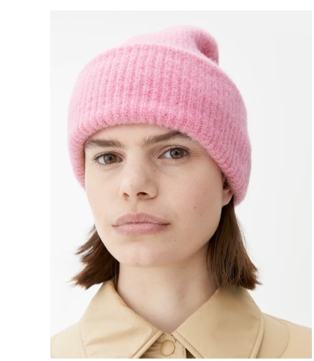 arket rib knit beanie